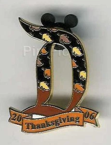 Disney Pin 51041 DLR Cast Member Disneyland Working Day Thanksgiving 2006 Fall - Picture 1 of 1