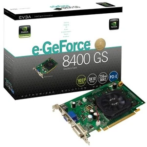 EVGA 256-P2-N733-LR e-GeForce 8400GS 256MB PCI-E Graphics Card - Picture 1 of 1