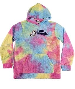 Barbie La Película Sudadera con Capucha Para Hombres Grande Tie Dye Sherpa Vellón Soy Kenough Pullover - Imagen 1 de 7