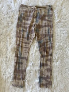 Magnolia Pearl Whistlestop Underjohns Pants Tie Dye Heart OOAK OS - Picture 1 of 5