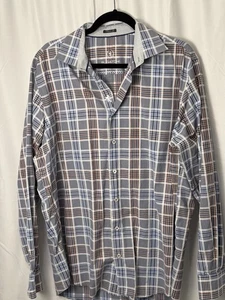 Herren Bugatchi Uomo 2XL Classic Fit Langarmhemd mit Knopfleiste - Bild 1 von 7