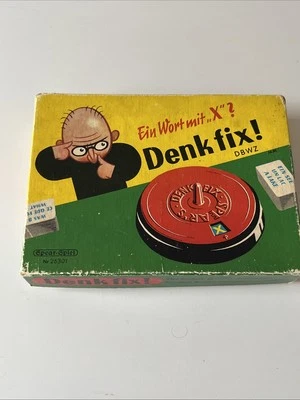Denk fix Gesellschaftsspiel von Spear Spiel Nr.26301 .Ausgabe 1950er Jahre Rar! - Bild 1 von 4