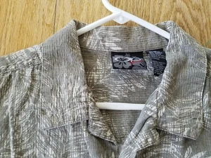 OP Ocean Pacific Herren Hawaiihemd Baumwollmischung tropische Blumen ~ Large - Bild 1 von 7