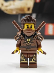 NEW Ninjago Dareth Rebooted Custom Lego Minifigure Brown Ninja with Armor - Picture 1 of 5