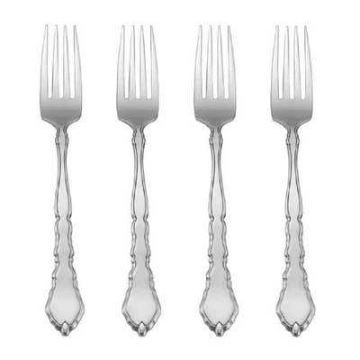 Oneida Satinique 18/8 Stainless Steel Dinner Fork (Set of Four) - Image 1 of 4
