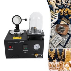 Macchina Sottovuoto 2KG Cast 1/2HP Gioielli Oro Argento Metallo Fusione Casting Tool 2L - Foto 1 di 16