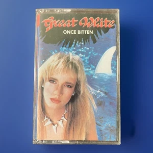 Great White Once Bitten US Cassette Tape Metal Rock ***TESTED*** - Picture 1 of 4