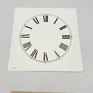 NOS Paper Clock Dial 7" Dia.    (R-700) - Bild 1 von 3