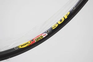 NOS, MAVIC OPEN PRO SUP ALLOY CLINCHER VINTAGE BICYCLE RIM - 700C - 36H BLACK - Picture 1 of 5