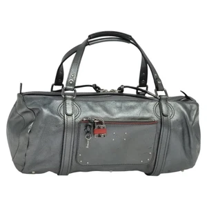 Chloe Paddington Boston Tasche Leder Silber Authentisch FM4377 - Bild 1 von 21
