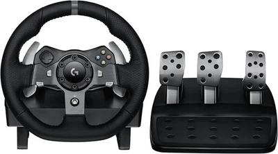 Roda de corrida Logitech G920 Driving Force - Preta (941-000121) - Imagem 1 de 4