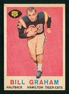 BILL GRAHAM 1959 TOPPS CFL 59 NO 76 EX 23582 - Picture 1 of 2