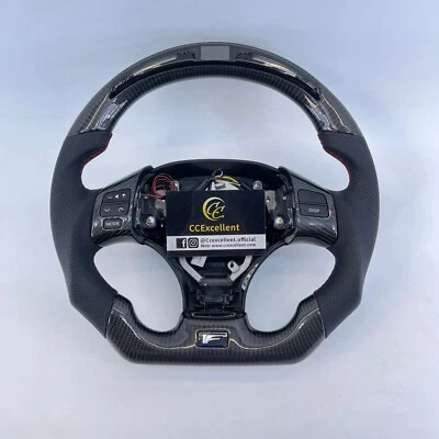 Volante de fibra de carbono real para Lexus IS250/IS300/IS350 2006-2013 Foto 1 de 4