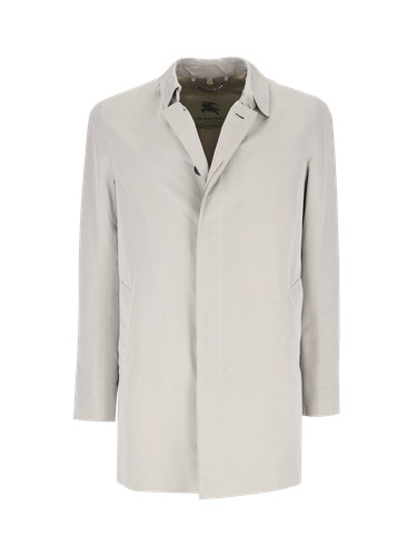 Cappotto auto Burberry grigio gabardine taglia IT 50 UK 40 RRP £1300
