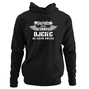Jedyny Taki Ojciec Tata Bluza polnischer Kapuzenpullover Prezent na Dzien Ojca Polska Dziadek - Bild 1 von 14