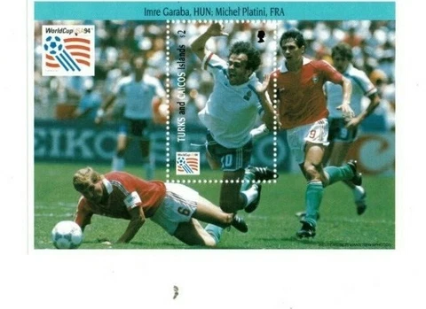 Turks and Caicos - 1994 - World Cup - Souvenir Sheet - MNH Cover