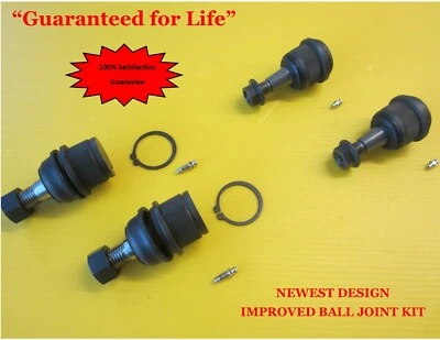 Upper Lower Ball Joints Dodge Ram 2500 3500 2003-2013 Lifetime New Improved 4x4 - Image 1 of 4