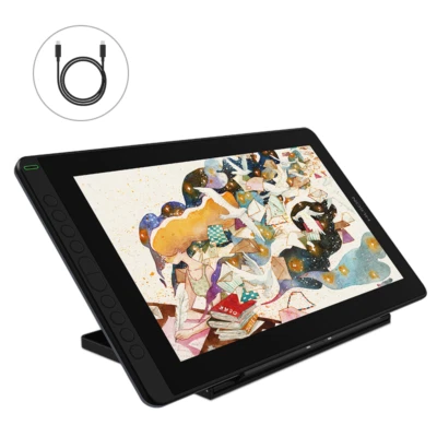 Huion Kamvas 16 2021 Graphics Drawing Tablet 120%sRGB Certified Refurbished - Image 1 of 4
