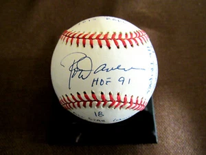 ROD CAREW MVP TWINS ANGELS HOF STAT SIGNED AUTO LIMITED EDITION OAL BASEBALL RJ - Picture 1 of 8