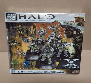 Halo Mega Bloks Anniversary 6 Figure UNSC Troop Pack Mega Brands 2011 - Picture 1 of 10