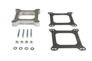 Mr Gasket 6005 1 Riser Adaptor Baseplate Aluminium Open Centre 4150 4160 - Picture 1 of 6