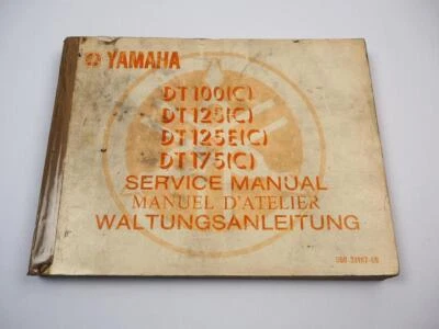 Yamaha DT 100 125 125E 175 (C) Werkstatthandbuch Wartungsanleitung 1975 - Bild 1 von 4