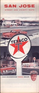 1962 Texaco Road Map: San Jose NOS - Picture 1 of 1
