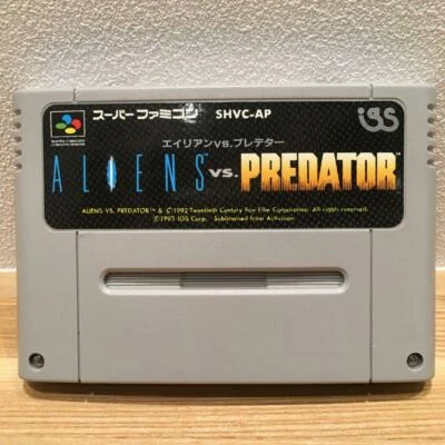 Alien VS Predator Super Famicom SNES Used Japan Cartrage Only Tested Working - Image 1 of 4