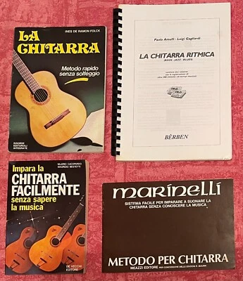 Chitarra - 4 Libri e metodi per imparare la chitarra facilmente - Immagine 1 di 4