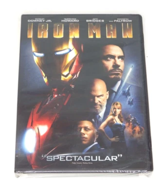 Iron Man (DVD, 2008 Film) Widescreen, Marvel, Robert Downey Jr, Brand New Sealed - Image 1 of 2