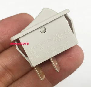 ARCOLECTRIC ENGLAND .15...B Rocker Switch 881/A 2 Pins 2 Positions Grey T125 - Picture 1 of 5