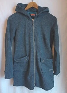 Merrell Women's Fleece Jacket/Coatigan Hooded Full Zip Mid Length Size Small - Picture 1 of 9