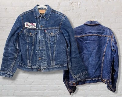 Chaqueta Forrada con Manta Levi’s Big “E” De Colección Con Parche Triumph Talla Mediana Foto 1 de 4