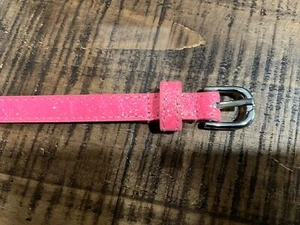FADED GLORY GIRLS PINK METALLIC YELLOW GLITTER 1/2 INCH WIDE SIZE MEDIUM/LARGE - Picture 1 of 7