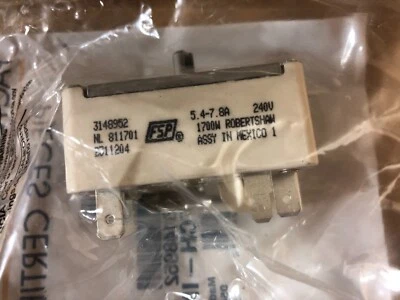 Genuine OEM Whirlpool Oven Range Surface Element Control Switch WP3148952 ** - Image 1 of 4