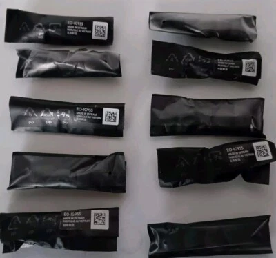 10 PACK LOT of 4 Rubber Ear TIPS FOR AKG eo-ig955 EAR BUDS New NIP Black - Image 1 of 4