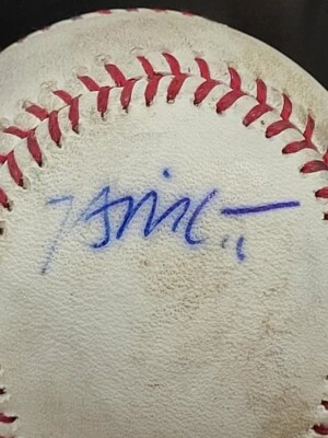 BRIAN McCANN  AUTOGRAPHED BASEBALL (Robert D. Manfred Jr. Ball) - Image 1 of 4