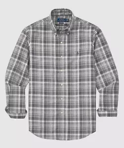$125 Polo Ralph Lauren Big & Tall Men's Performance Oxford Shirt, Grey, 3XB - Picture 1 of 1