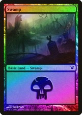 Swamp (258) FOIL Innistrad NM Basic Land MAGIC THE GATHERING MTG CARD ABUGames