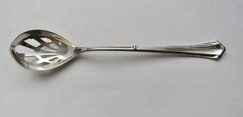 Liberty by Watson Sterling Silver Olive Spoon Pierced 5 3/4" NO MONO Cover