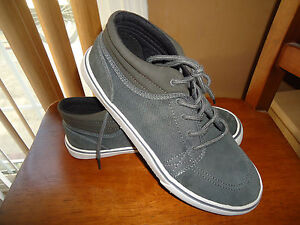 Mossimo Supply Co. Utility Mens Suede Canvas Casual Athletic Shoes Sneakers Gray