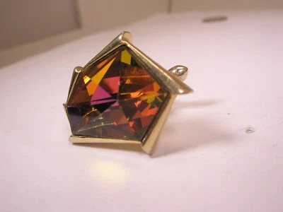 Diamantes de imitación asimétricos ÚNICO gemelo vintage reemplazo perdido/roto zL58 Foto 1 de 4