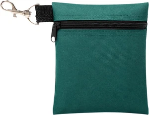 Golf Tee Pouch, 5.62 X 6.87 Inch Professional Zipper Golf Tee/Ball Pouch Bag wit - Picture 1 of 9