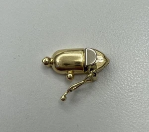 Chiusura in oro giallo 18 kt design italiano 16 mm ritrovamento Made in Italy - Foto 1 di 6