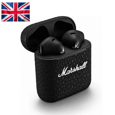 Marshall Minor Iii, Auriculares Intrauditivos Bluetooth, Inalámbricos, Blanco y Negro