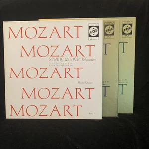 MOZART Complete String Quartets in 3 Vols - BARCHET QUARTET - VOX 3 BOXES 9LPS - Picture 1 of 13
