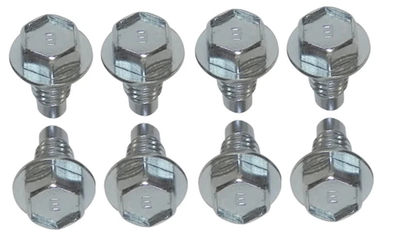Conjunto de parafusos de tampa de válvula longa 8 peças 9/16" 1964-1977 Pontiac GTO Firebird Grand Prix - Imagem 1 de 1