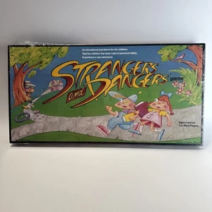 Vintage 1985 Strangers and Dangers Board Game NEW Sealed Fun And Educational - Picture 1 of 8