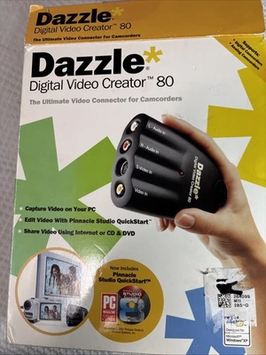 Dazzle Multimedia Digital Video Creator 80 DVC-80 with software DVC-80 - Image 1 of 4