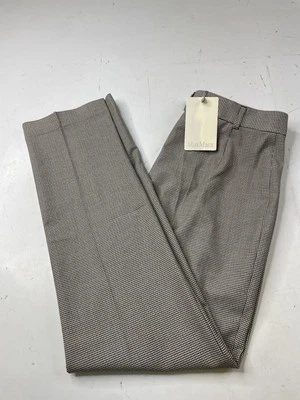 全新带标签 MaxMara Houndstooth 印花礼服职业裤高腰女式 8 — 第 1/4 张图片